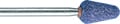 Aloxin-Point, violet, medium grain size, form: bud, rounded, long 135-853-00 – DENTAURUM, Grinding Instruments