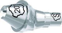 tioLogic® TWINFIT 4Base abutment S, conical, GH 3.2 mm, 20°, incl. AnoTite screw 346-145-01