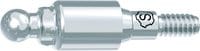 tioLogic® TWINFIT ball abutment S, platform, GH 4.5 mm, ø 2.25 mm 346-162-02