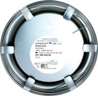 remanium® wire on coil, oval 3.00 mm x 1.50 mm / 118 x 59, hard 385-630-00