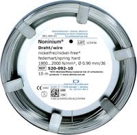 Noninium® wire on coil, round 520-092-10 – DENTAURUM, Other Dental Laboratory Materials