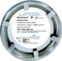 Noninium® wire on coil, round 520-120-10 – DENTAURUM, Other Dental Laboratory Materials