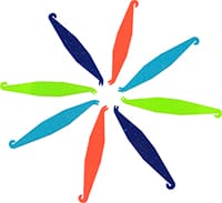 Elastic placer, assorted colors 772-400-00