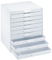 Band cabinet for preformed bands, 10 drawers without marking, lids and inserts 890-414-00