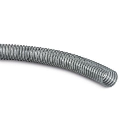Schlauch NW 50/ hose transparent Innen glatt Anschluß Tragarm 530/0067 – Zubler Gerätebau