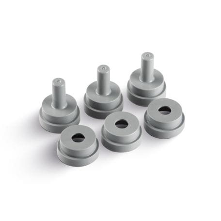 Muffelsystem 100g 13mm mit je 3x Muffelbasis und -lehre 898/118 – Zubler Gerätebau