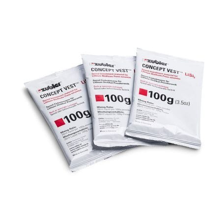 concept vest Einbettmasse - 2,5 KG (25 x 100g) - ohne Liquid 898/2066 – Zubler Gerätebau