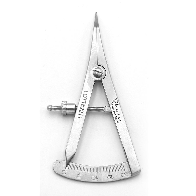 Castroviejo Caliper: 20mm Beak, 45° Precision for Surgical Excellence