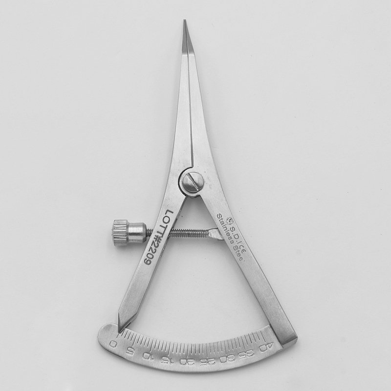Castro Caliper: 40mm Long Beak, 45° Precision Instrument Excellence