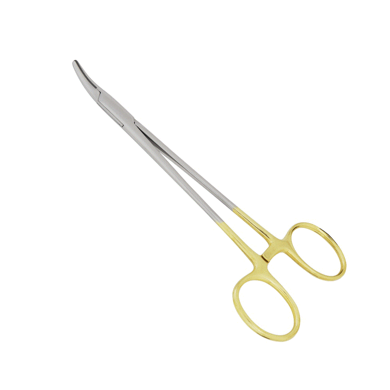 Precision Grasping: 16cm Curved Mayo Hegar Needle Holder TC – Absolute Sport Srl Skeema Dental Italia, Sutures & Needles