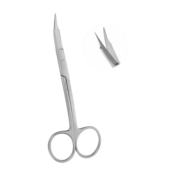 Precision Cuts: 13cm Curved Goldman Fox Surgical Scissors for Professionals
