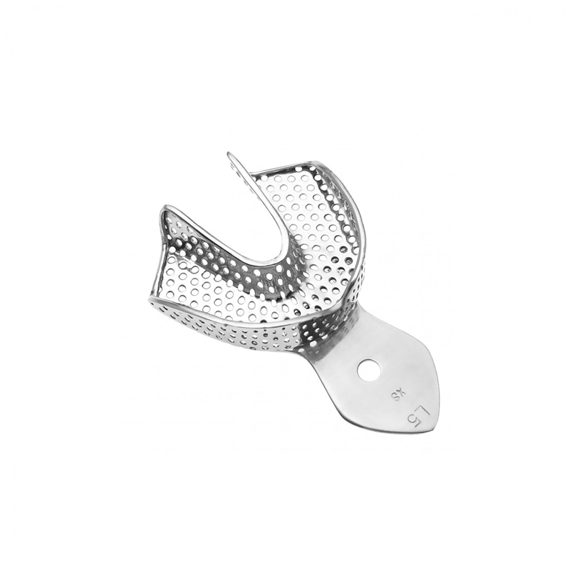 Perforated XS Lower Impression Tray: Precision Fit for Dental Impressions