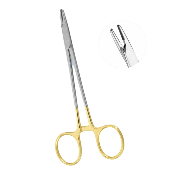 Precision Grasping: 13cm Straight Mayo Hegar Needle Holder TC