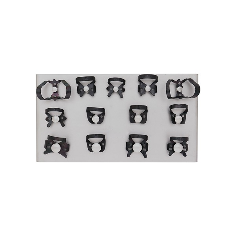 Rubber Dam Clamps: Set of 13 TIT Black Dental Tools – Absolute Sport Srl Skeema Dental Italia, Dental Dam Clamps & Forceps