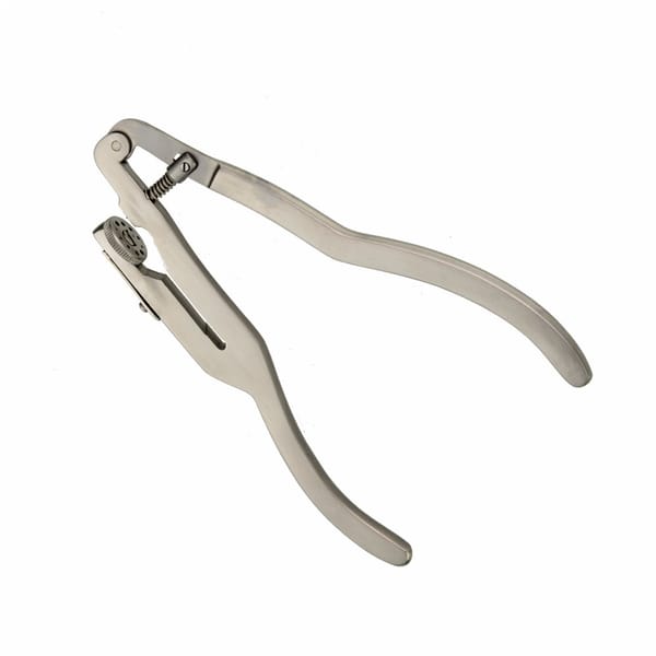 Rubber Dam Punch Forceps: Ivory Handled Precision Instrument for Dentistry