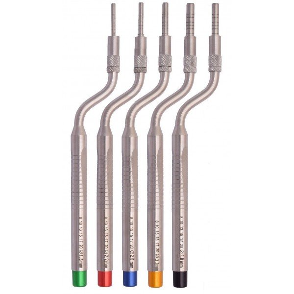 Curved Precision: Comprehensive Osteotome Set for Surgical Excellence