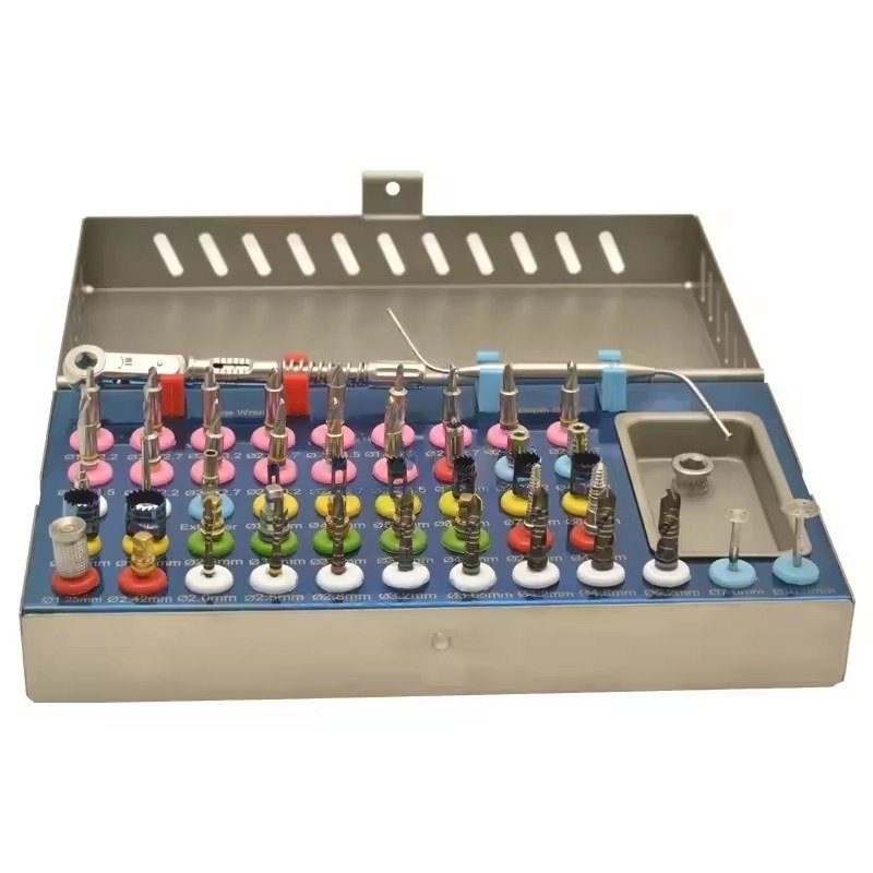 Set of 50 Pieces Kit Universal Implants, Bone Expander, High Quality Conical Drills Kit Implants – Absolute Sport Srl Skeema Dental Italia, Implant Surgical Kits