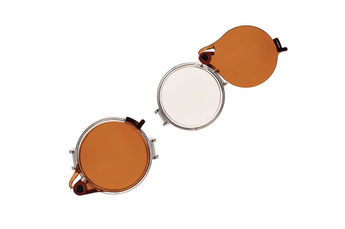DKCP-TRRD — transparent dark brown light filters for DKH illuminators