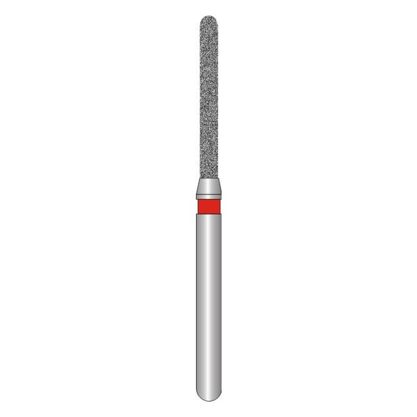 StecoGrind Diamantschleifkörper, zylindrisch, ø 1,2 mm, 40µ (rot) O.44.01.C40