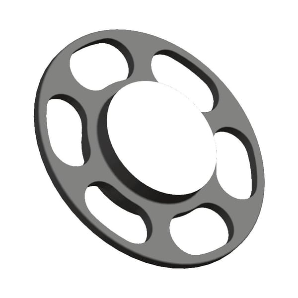Titanmagnetics Obturator-Magnet W-Line mit Retentionsring (für Silikon)