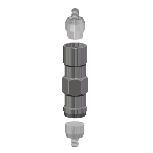 Titanmagnetics® Ratscheneinsatz K/X-Line für Ratschen mit Sechskant-Aufnahme SW 6mm H.00.05.KX3