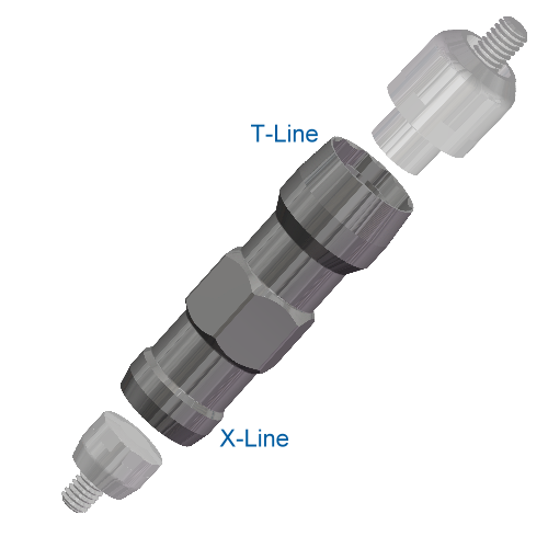 Titanmagnetics® Ratscheneinsatz T/X-Line für Ratschen mit Sechskant-Aufnahme SW 6mm H.00.05.TX3