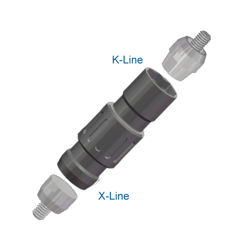 Titanmagnetics® Ratscheneinsatz K/X-Line für Ratschen für Straumann u. AHEAD Ratsche H.00.05.KX4