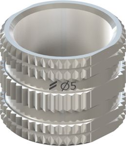 Sleeve, Ø 5mm, H 5mm, guided, stainless steel – Straumann