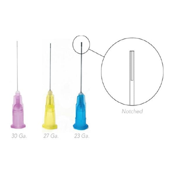 Dental Endo Irrigation Needle Tips (Slotted and side-vented, 1") – THOMSEN DENTAL PTY LTD, Syringes