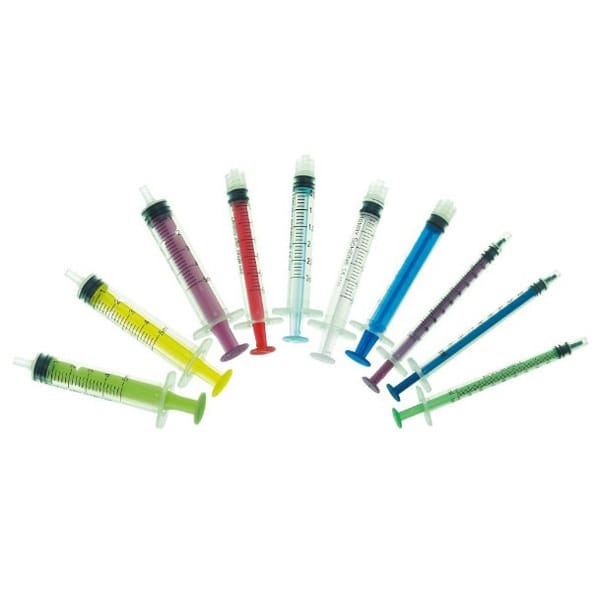 Seringues d'irrigation endodontique Luer-Lock 3 ml – bleues (non stériles) 100 pcs/boîte – THOMSEN DENTAL PTY LTD, Syringes