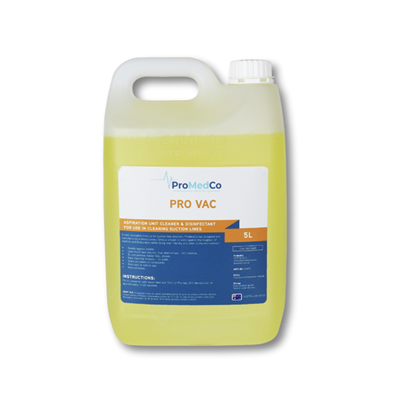 Pro-Vac Nettoyant pour unité d'aspiration – THOMSEN DENTAL PTY LTD, Evacuation Line Cleaning Solutions
