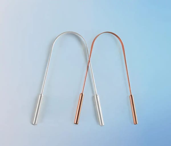 Gratte-langue en acier inoxydable 304