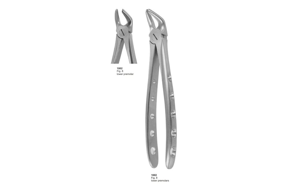 Davier d'extraction Fig. 8 – Vase Instruments, Extraction Forceps