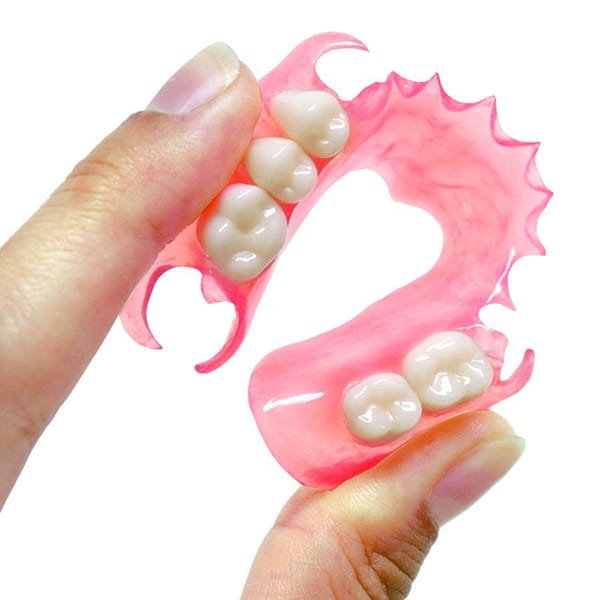 Prothèse flexible amovible Valplast