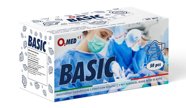 O2 MED BASIC MASCHERINE CHIRURGICHE