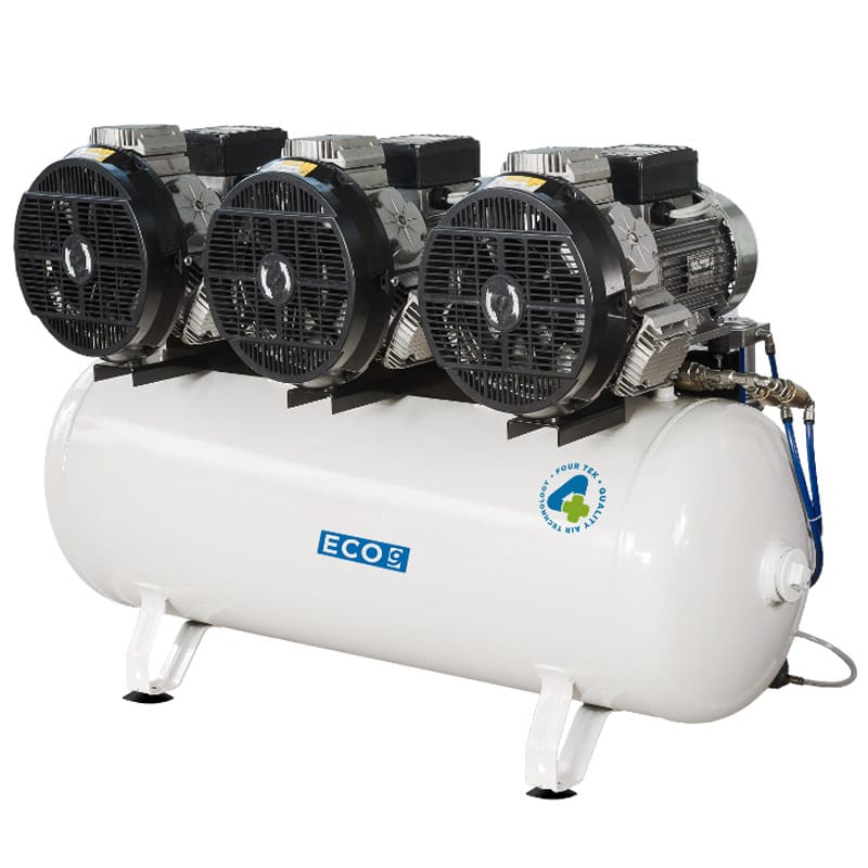 Dental Compressor Oil-free 150 Liters ECO 9 – 4TEK SRL, Compressors + Suction