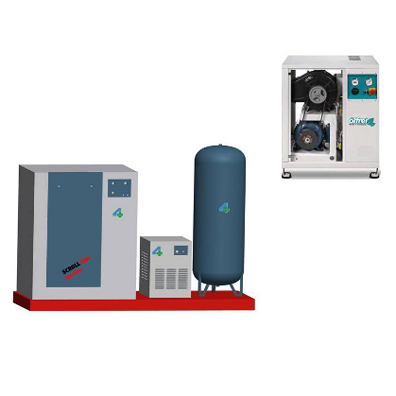 Compresseur dentaire CAD/CAM Scroll 1,5Kw/10Bar