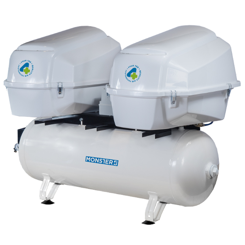 Silent compressor 150 liters MONSTER 4 – 4TEK SRL, Compressors & Suction Systems