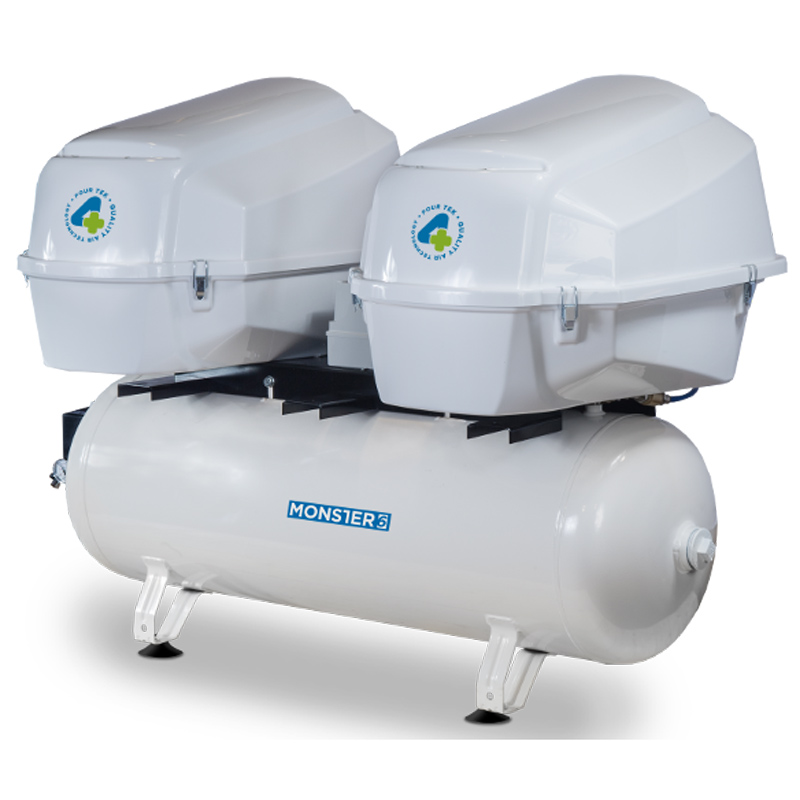 Schallgedämpfter Kompressor 150 Liter MONSTER 6 – 4TEK SRL, Compressors & Suction Systems