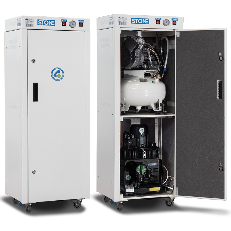 Unité complète système d'aspiration + compresseur STONE 2E – 4TEK SRL, Compressors & Suction Systems