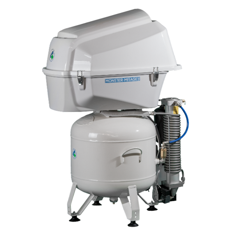 Silent compressor 40l with dryer MOMIR 134E – 4TEK SRL, Compressors & Suction Systems