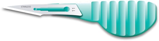 Scalpels à pouce stériles
