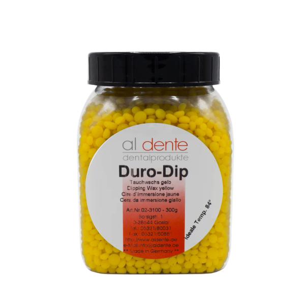 Duro-Dip dipping wax, yellow, 300 g