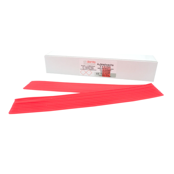 Cire de mise en moufle rouge