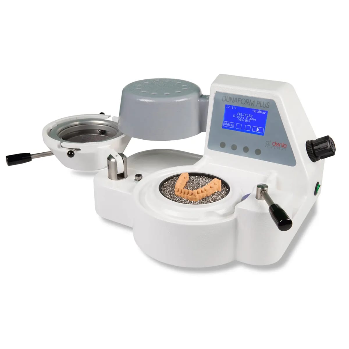 DUNAFORM Plus Druckformgerät – al dente Dentalprodukte, Tiefziehfolien und -platten