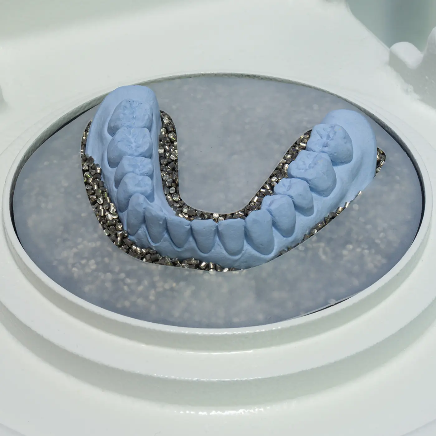 Abdeckfolie für Granulat, 4 × 2 Stk., Ober- und Unterkiefer – al dente Dentalprodukte, Dubliermaterialien und Küvetten