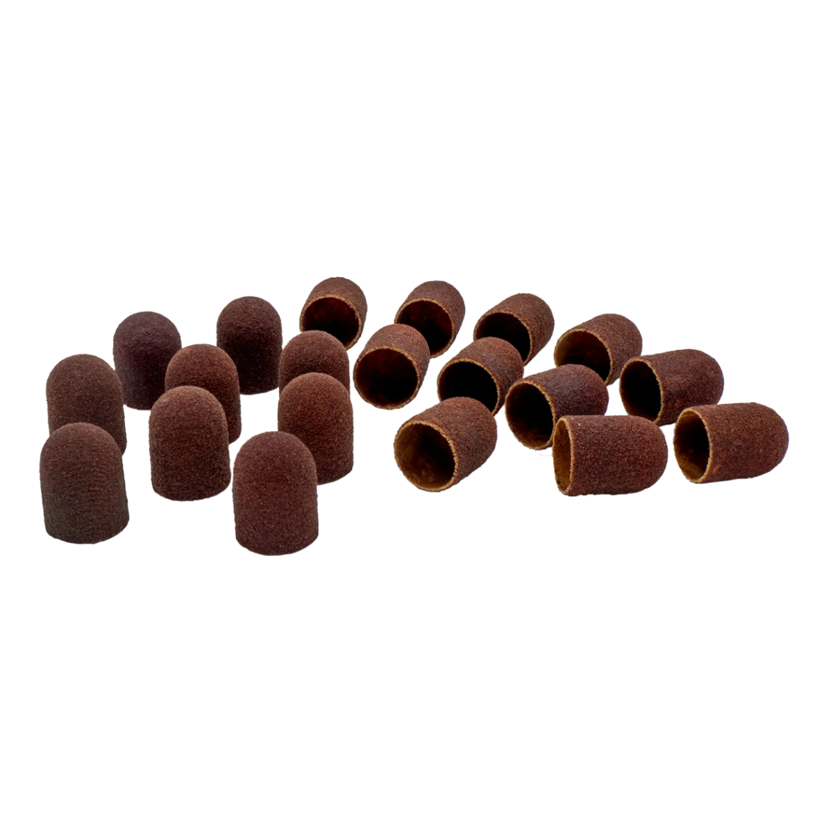 20 pcs. grinding caps – grain 80 and grain 150, each 10 pcs. – al dente Dentalprodukte, Polishers