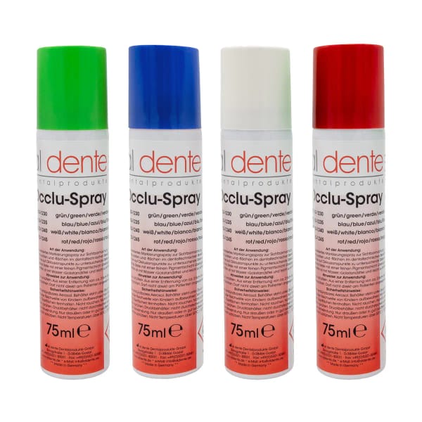 Okklusionsspray blau, 75 ml