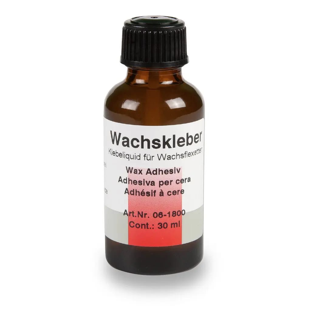 Wax adhesive aluminum bottle, 100 ml – al dente Dentalprodukte, Waxes