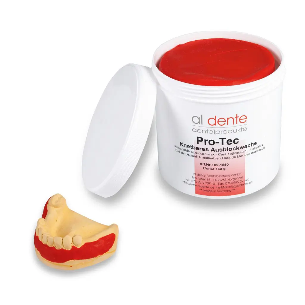 Pro-Tec Kneadable Blockout Wax – al dente Dentalprodukte, Dentalwachse